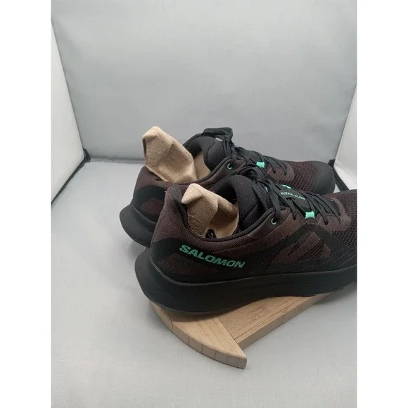 Salomon‎ Ultra Flow Black / Coffee Trail Running Shoe 475934 Men's Size 11